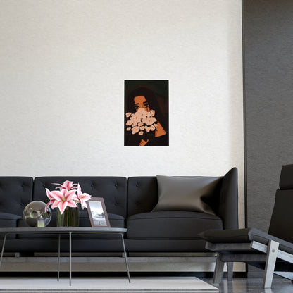 Vertical Matte Poster - Flowers