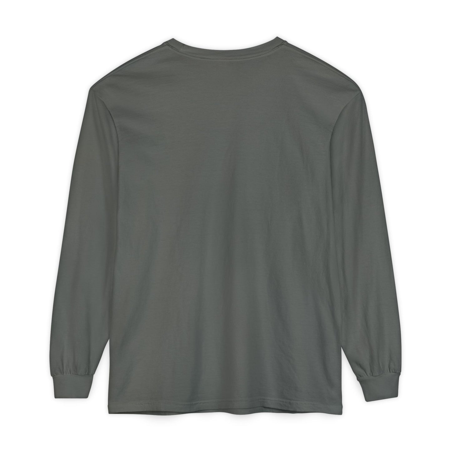 Unisex Garment-dyed Long Sleeve T-Shirt (A Quiet Moment)