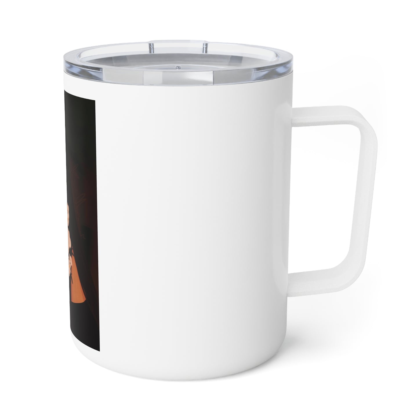 Insulated Coffee Mug, 10oz - Flowers