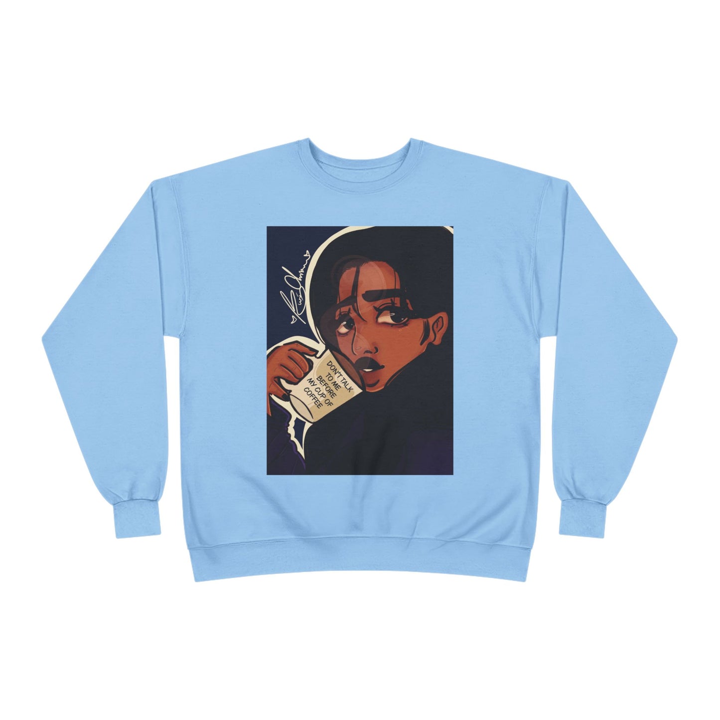 Unisex EcoSmart® Crewneck Sweatshirt (Coffee)