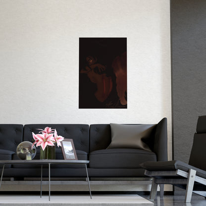 Vertical Matte Poster - Wounded Angel