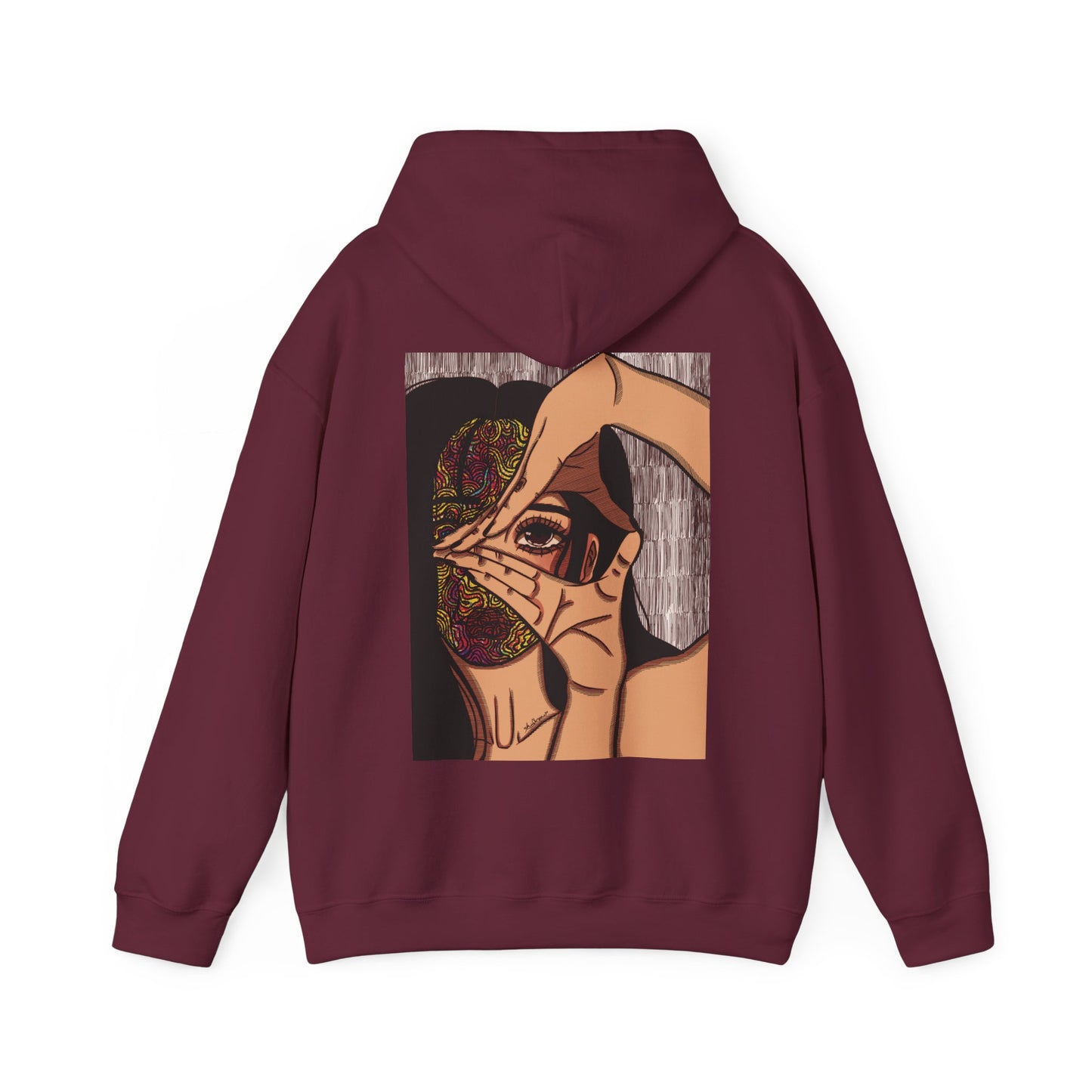 Unisex Heavy Blend™ Hooded Sweatshirt (Illusions [color])