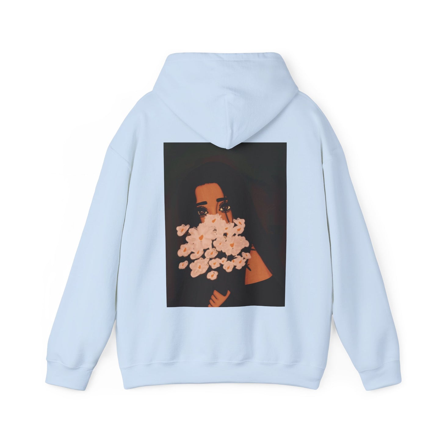 Unisex Heavy Blend™ Hooded Sweatshirt (Flowers)
