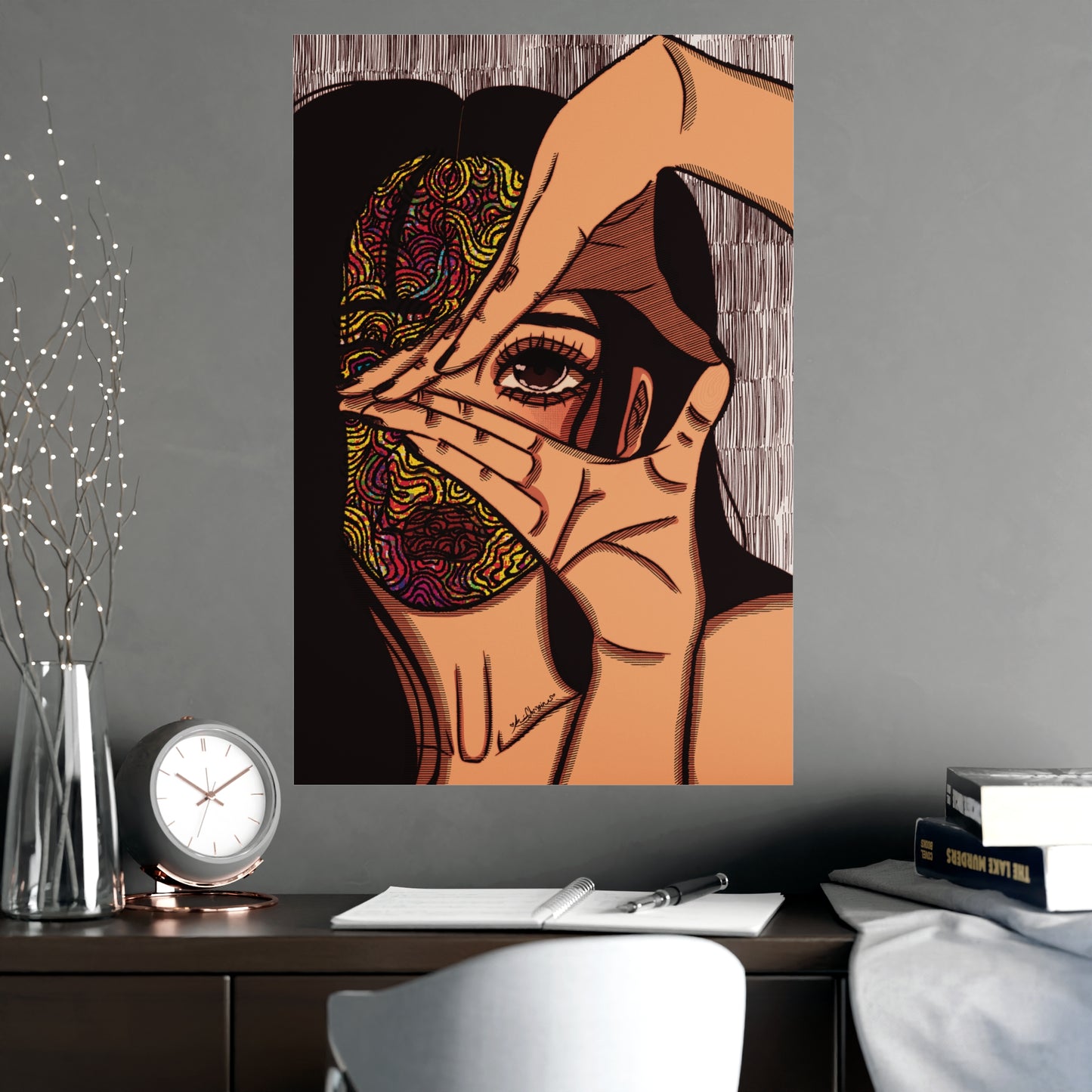 Vertical Matte Poster - Illusions [color]