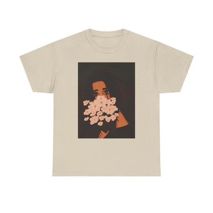 Unisex Heavy Cotton Tee (Flowers)