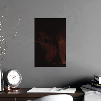 Vertical Matte Poster - Wounded Angel