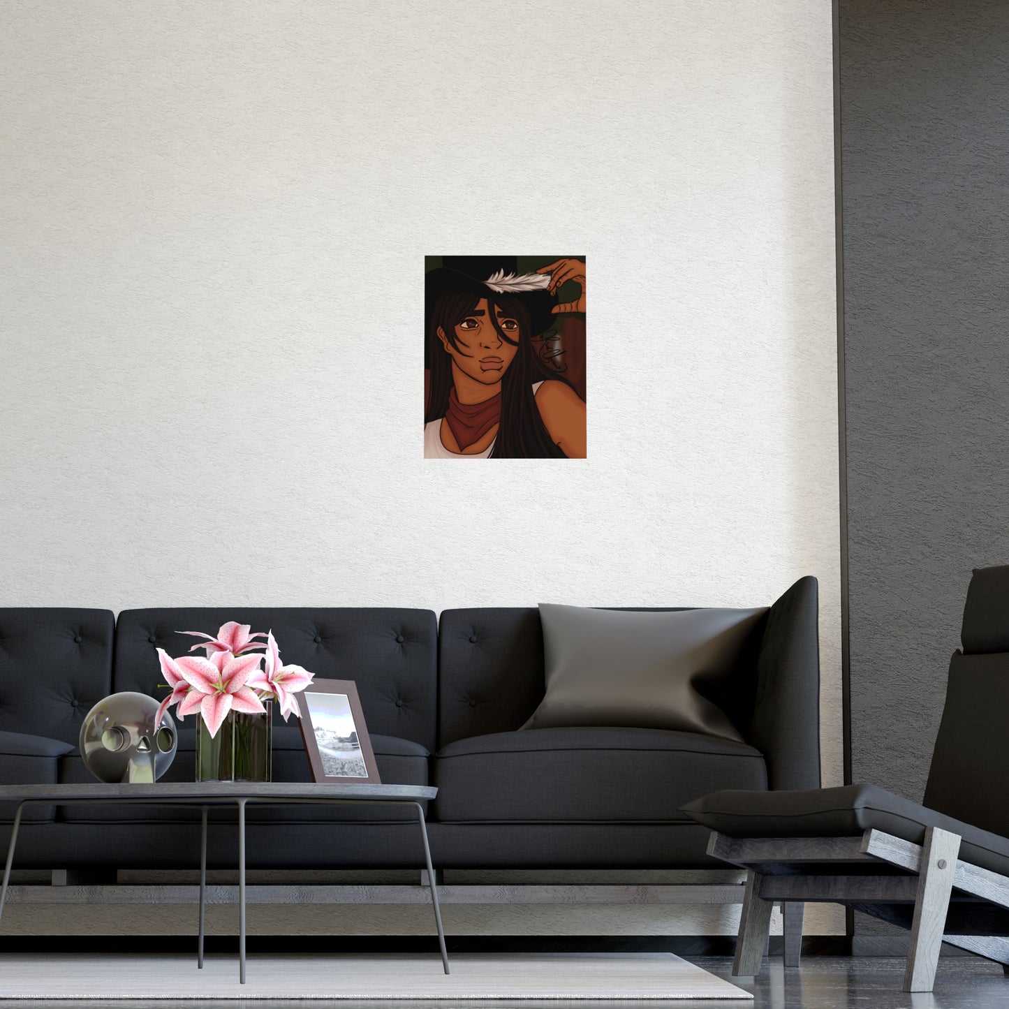 Vertical Matte Poster - Cowboy