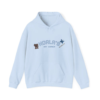 Unisex Heavy Blend™ Hooded Sweatshirt (Blue Butterfly)