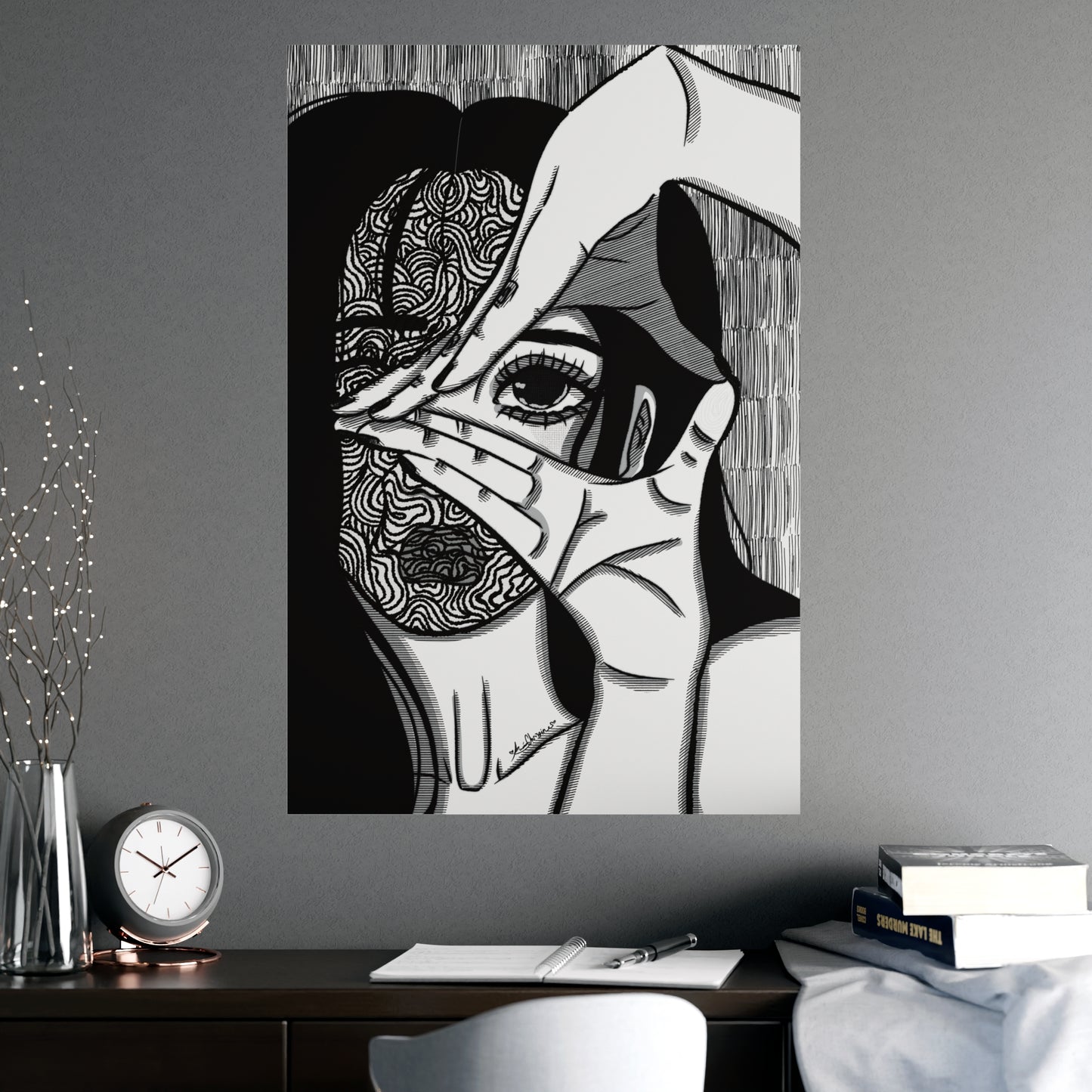 Vertical Matte Poster - Illusions