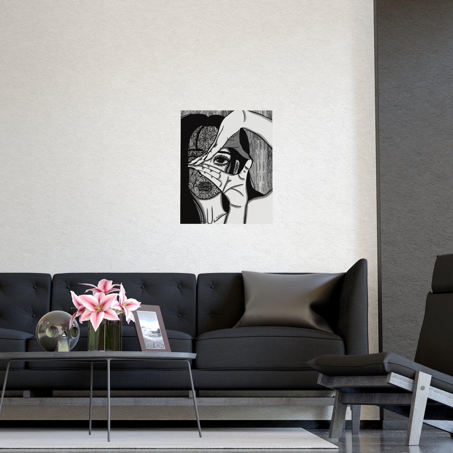 Vertical Matte Poster - Illusions
