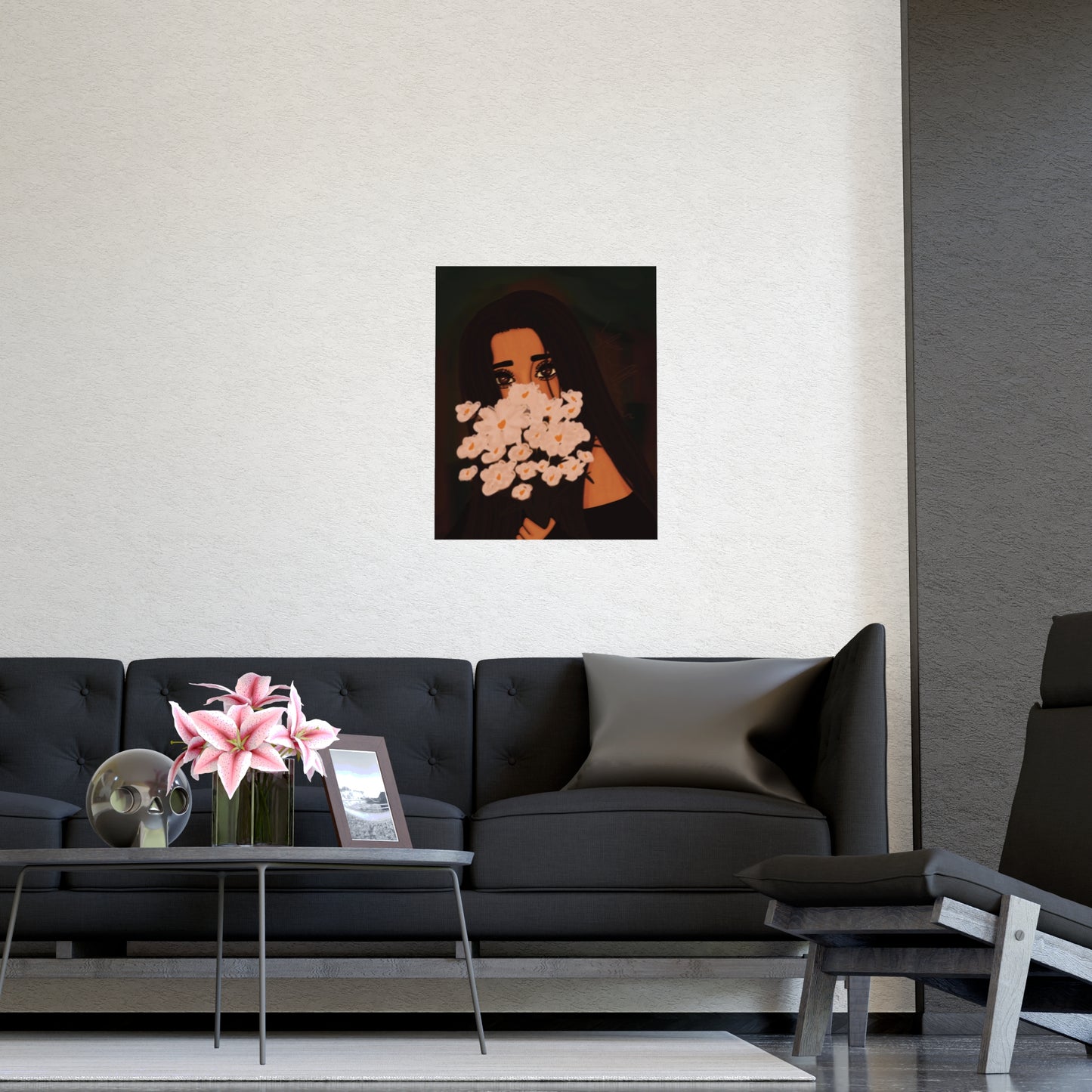 Vertical Matte Poster - Flowers