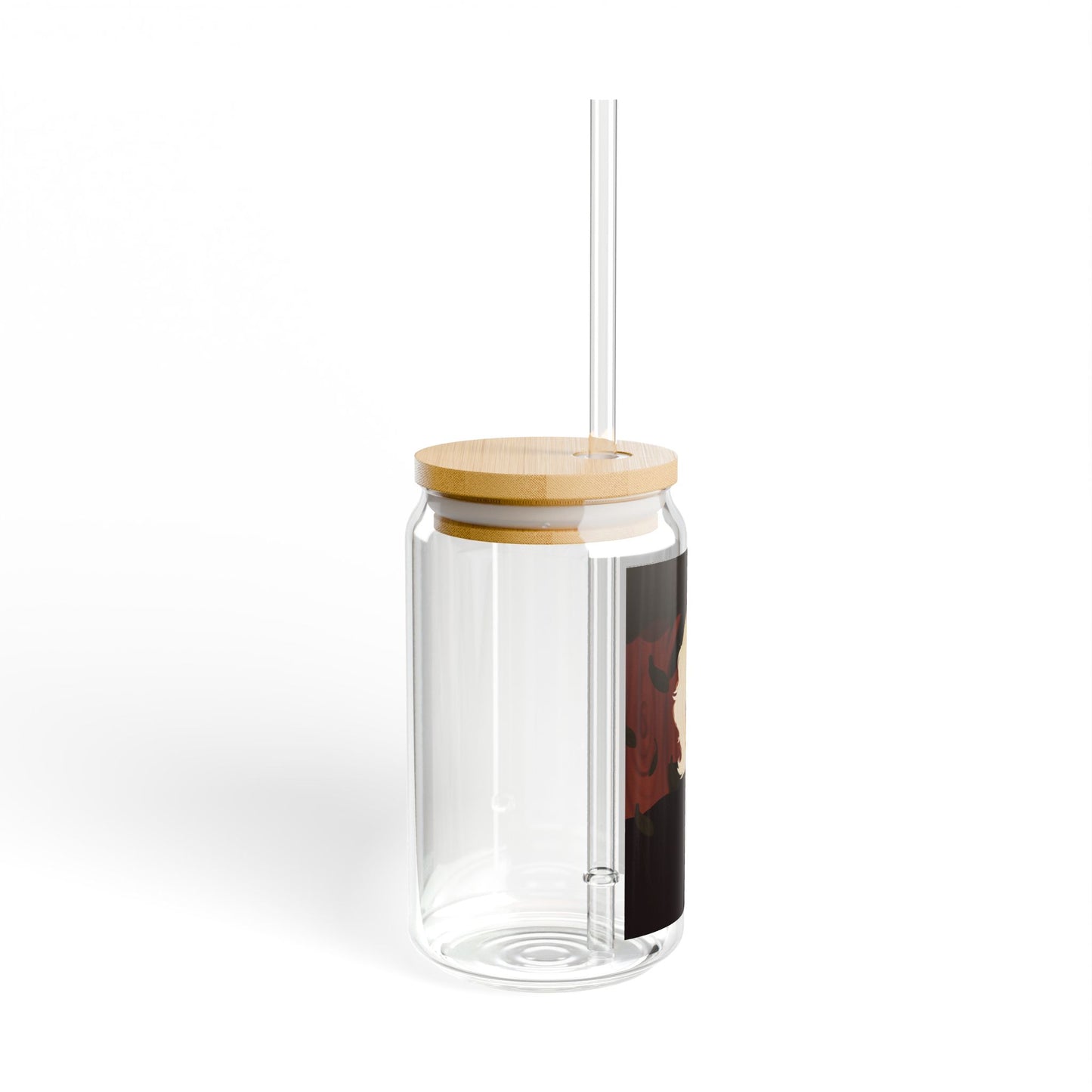 Sipper Glass, 16oz - Apple