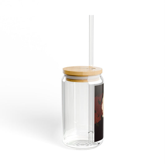 Sipper Glass, 16oz - Apple