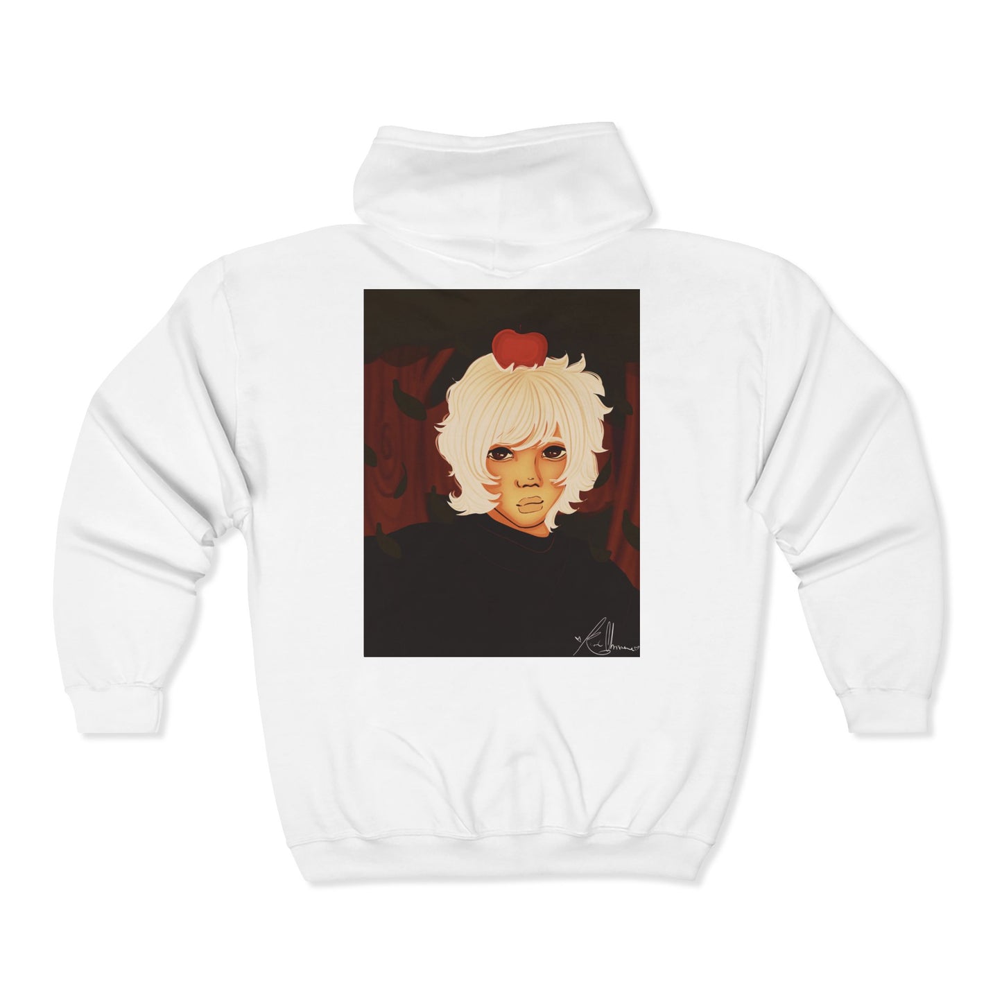 Unisex Zip Up Sweatshirt - Apple
