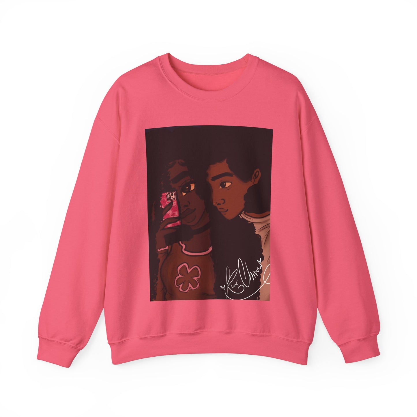 Unisex Heavy Blend™ Crewneck Sweatshirt (Black Love)