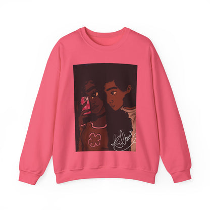 Unisex Heavy Blend™ Crewneck Sweatshirt (Black Love)