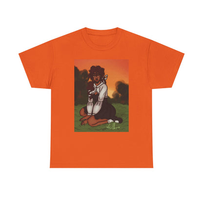 Unisex Heavy Cotton Tee (Sunset)