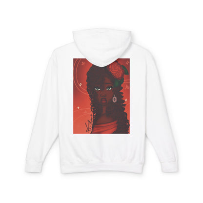 Unisex Lightweight Hooded Sweatshirt (Rose)