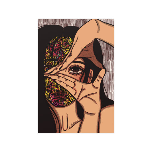 Vertical Matte Poster - Illusions [color]