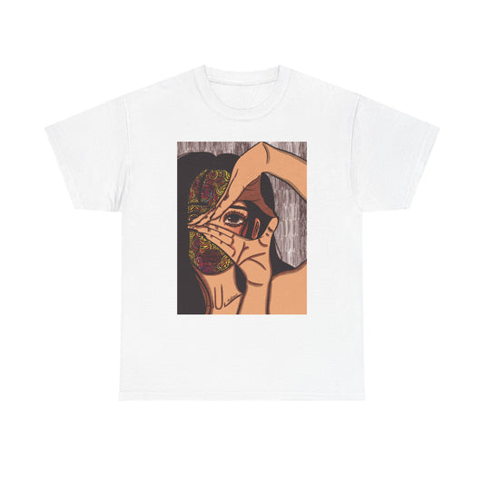 Unisex Heavy Cotton Tee (Illusions [color])