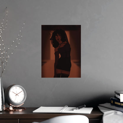 Vertical Matte Poster - Model