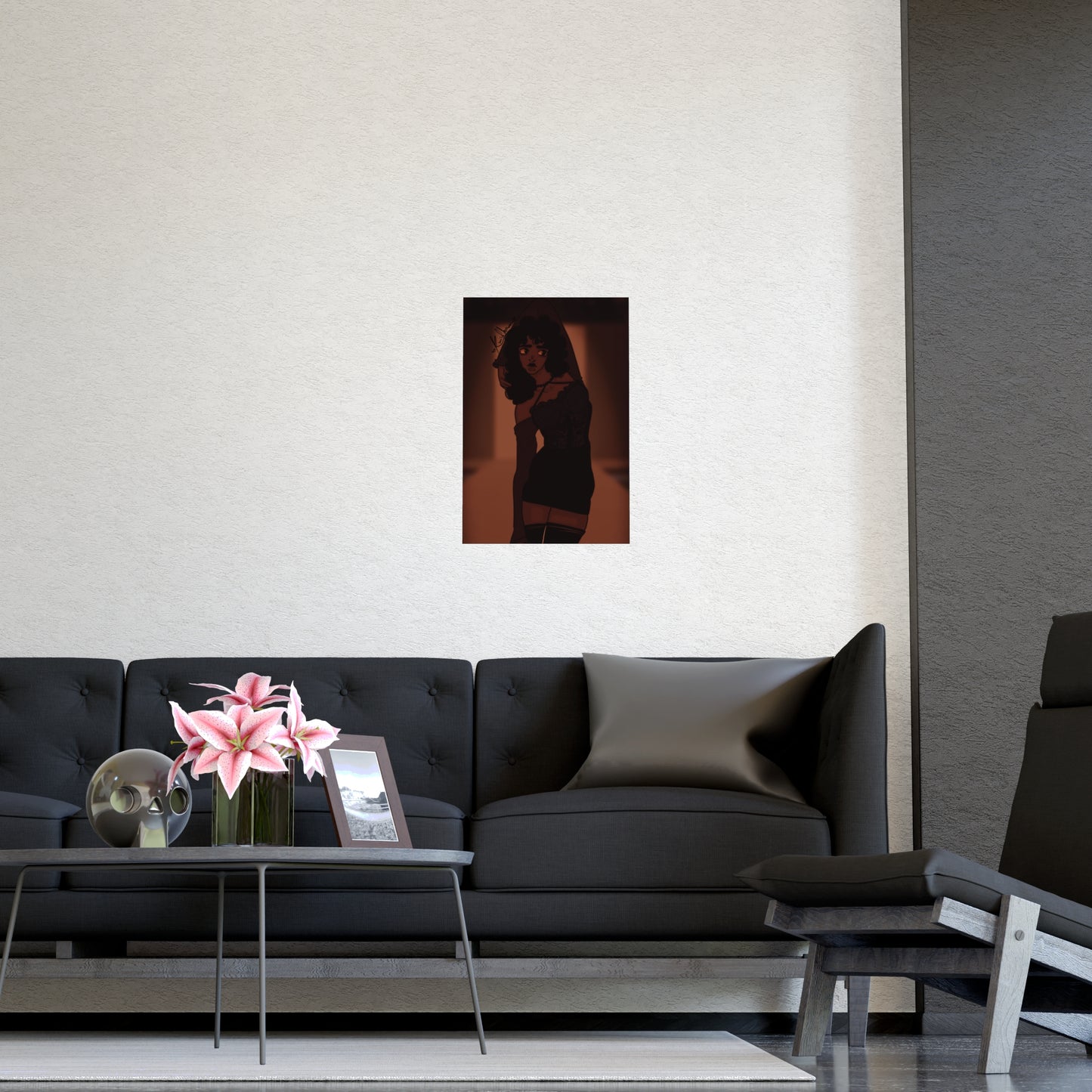 Vertical Matte Poster - Model