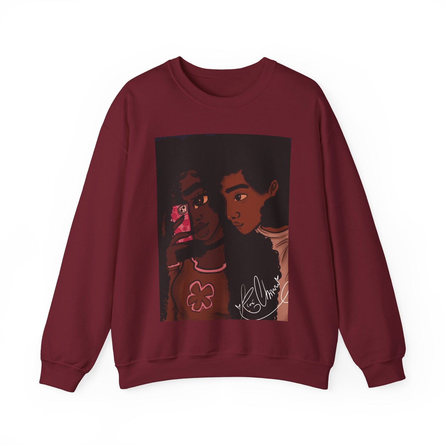 Unisex Heavy Blend™ Crewneck Sweatshirt (Black Love)