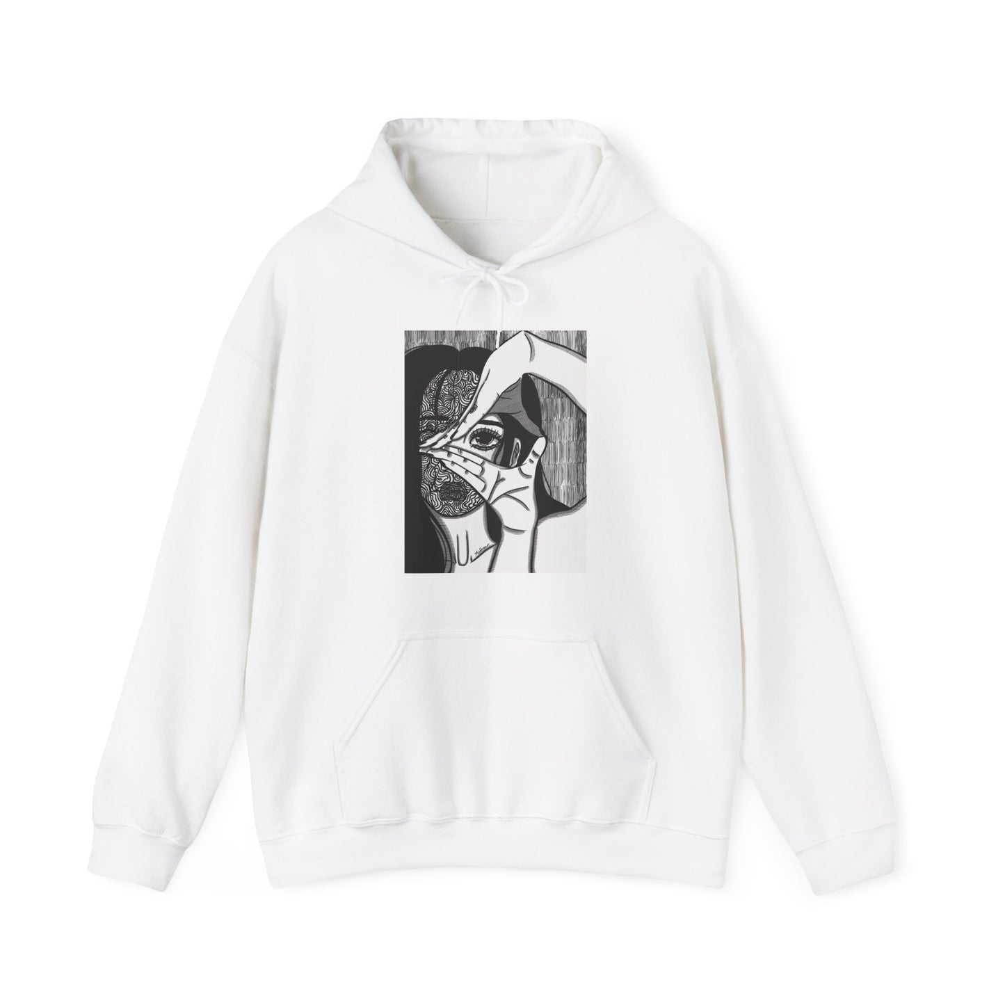 Unisex Heavy Blend™ Hooded Sweatshirt (Illusions V2)