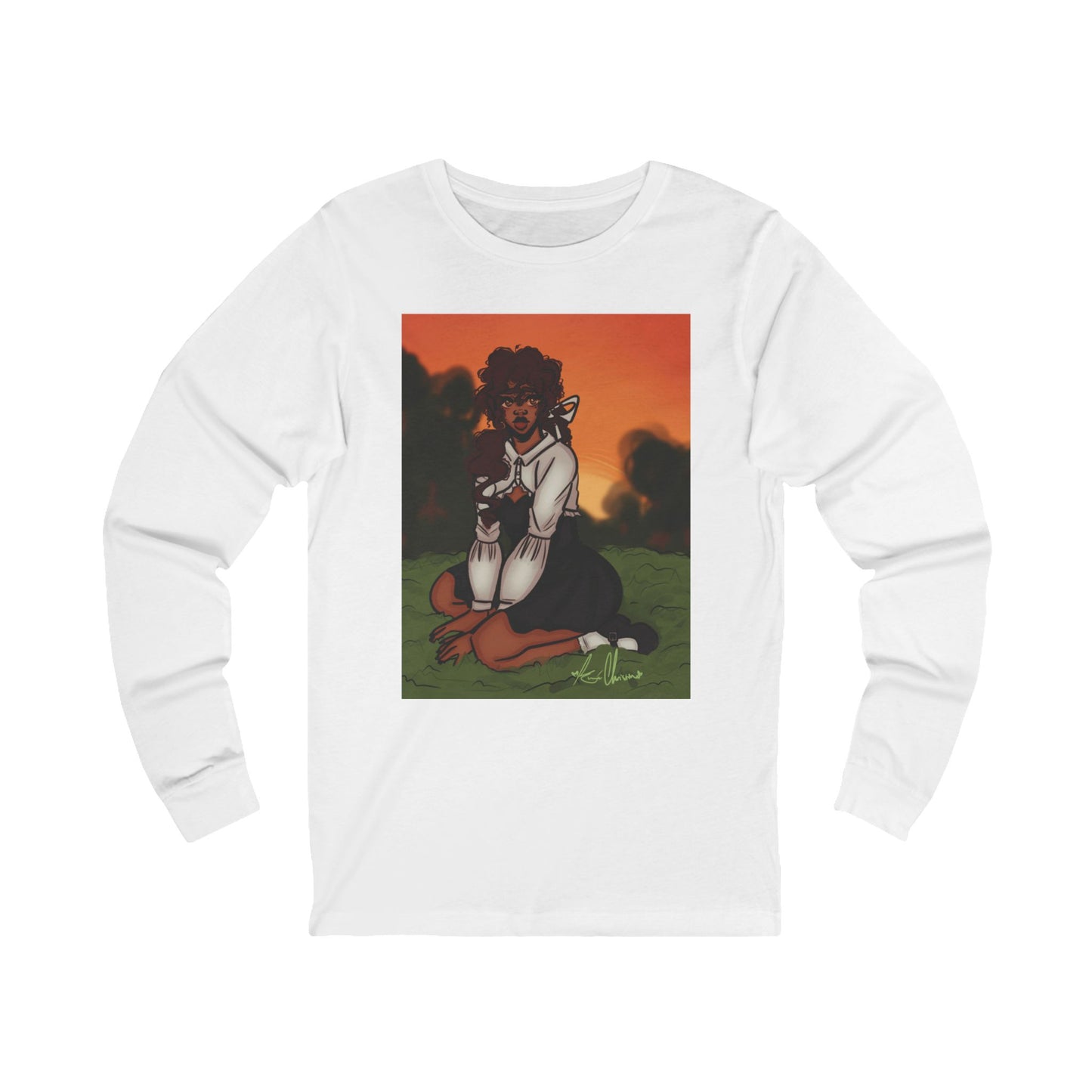 Unisex Jersey Long Sleeve Tee (Sunset)