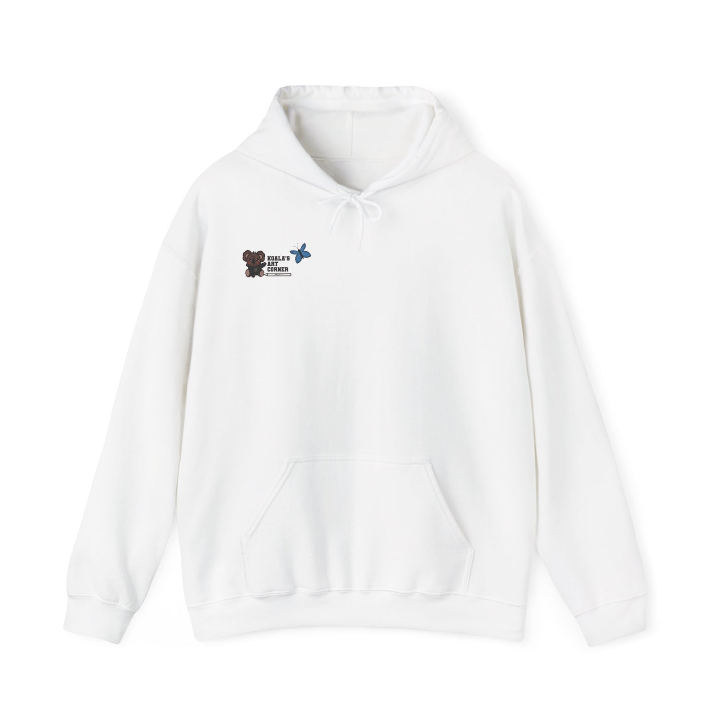 Unisex Heavy Blend™ Hooded Sweatshirt (Blue Butterfly)