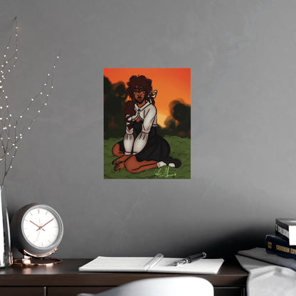 Vertical Matte Poster - Sunset