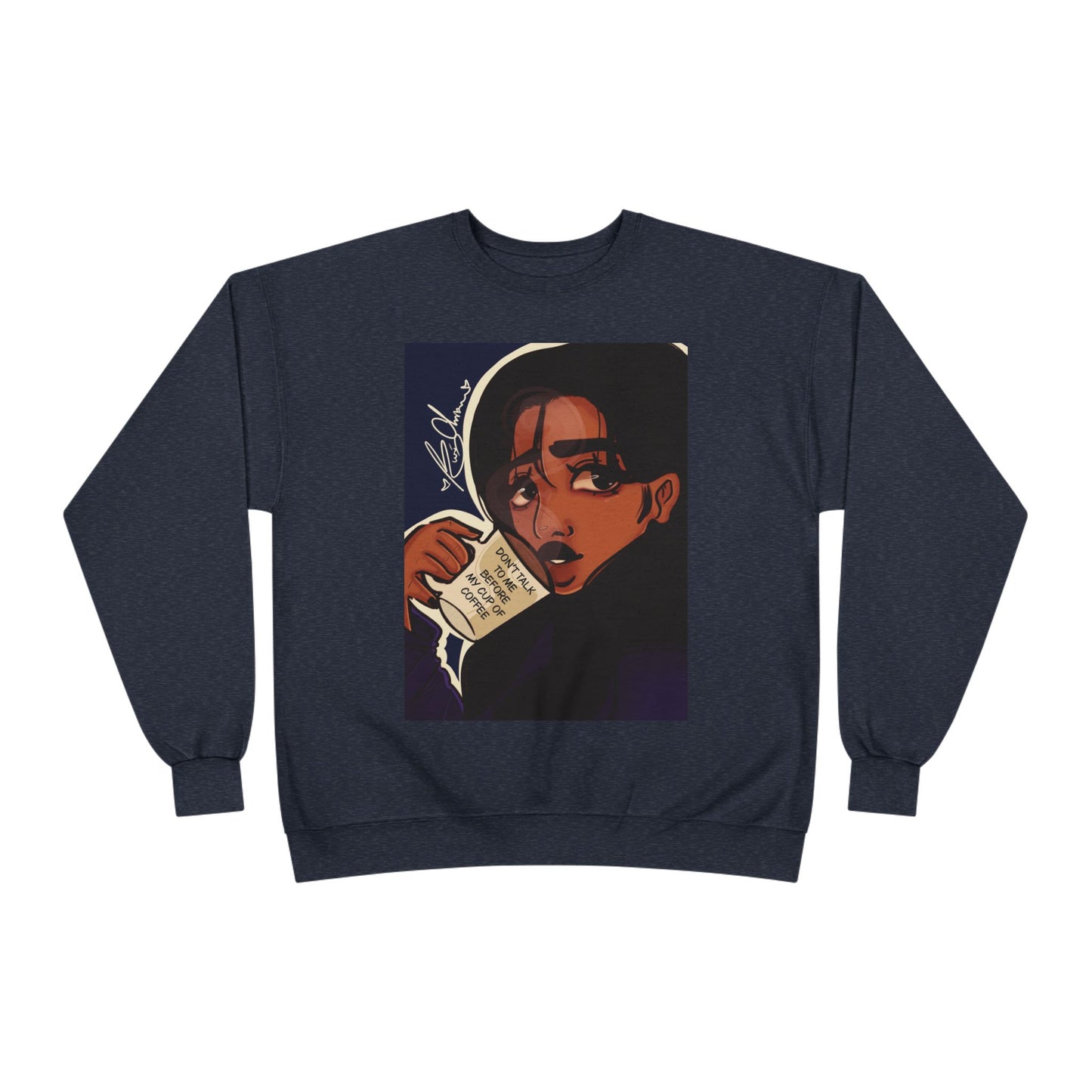 Unisex EcoSmart® Crewneck Sweatshirt (Coffee)