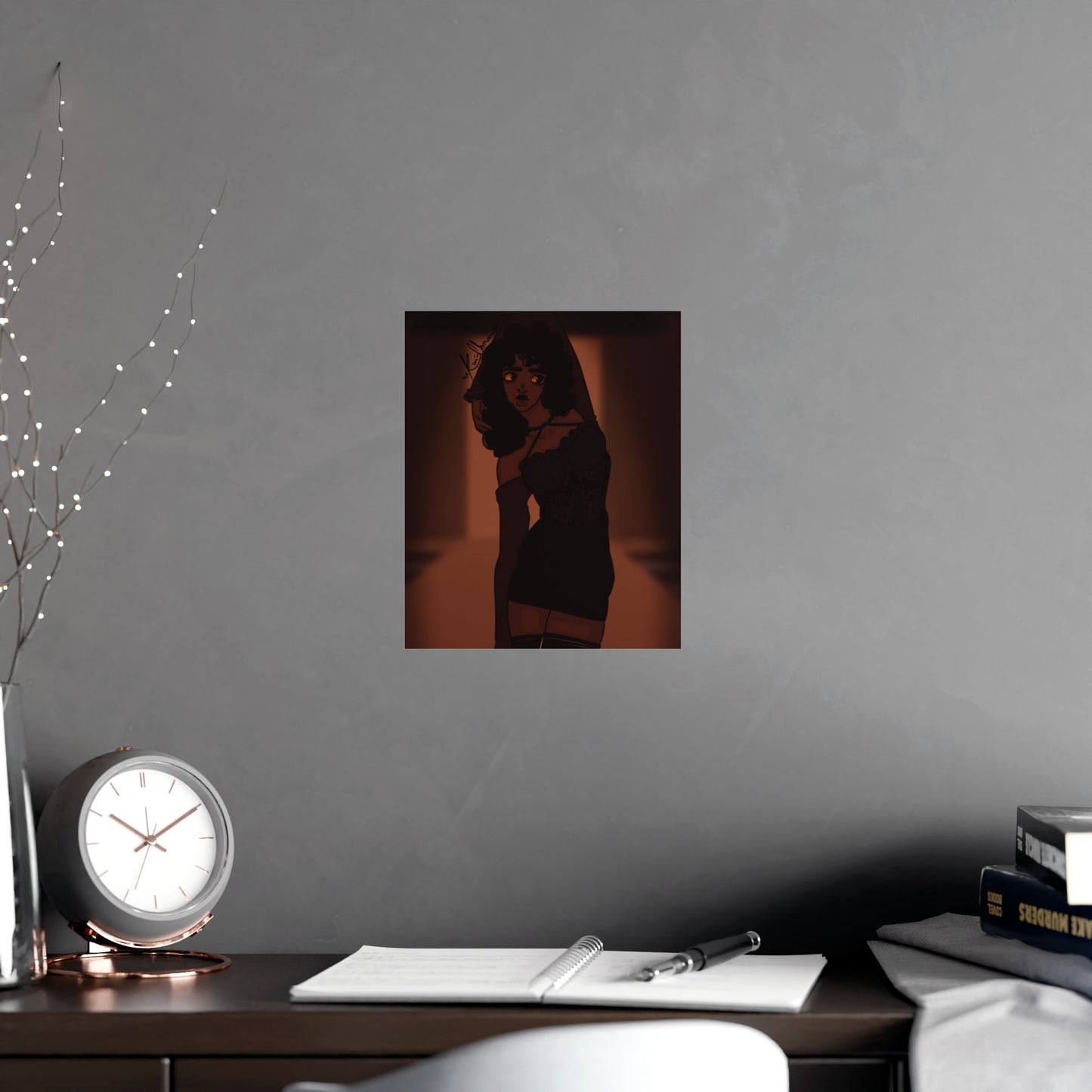 Vertical Matte Poster - Model