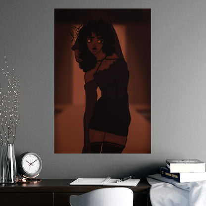Vertical Matte Poster - Model