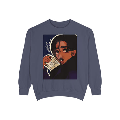 Unisex Garment-Dyed Sweatshirt (Coffee)