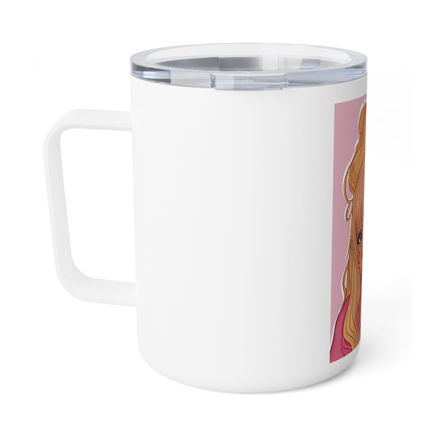 Insulated Coffee Mug, 10oz - Pink 90’s Girl