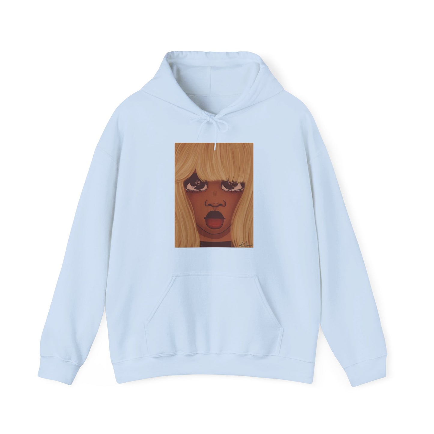 Unisex Heavy Blend™ Hooded Sweatshirt (Heart Eyes V2)