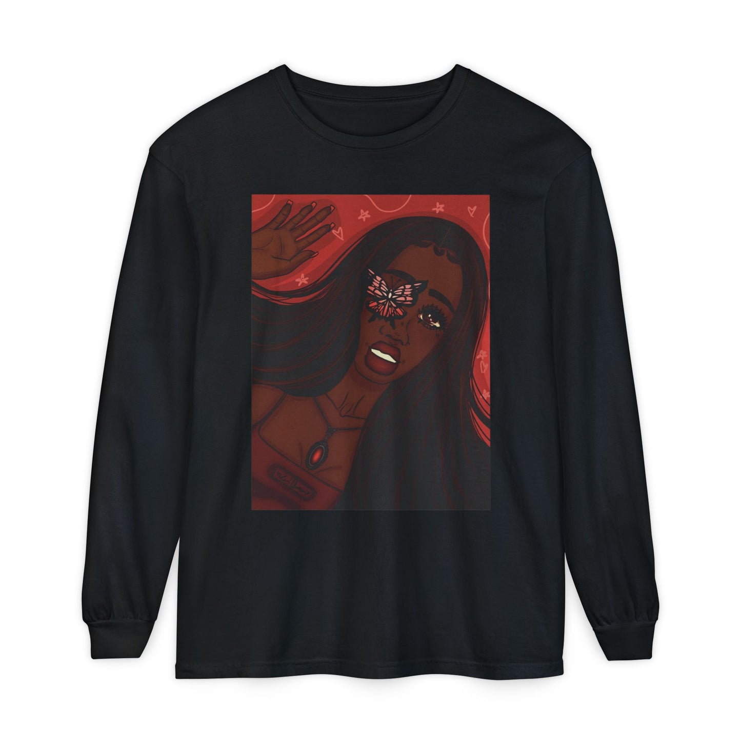 Unisex Garment-dyed Long Sleeve T-Shirt (Transformation)