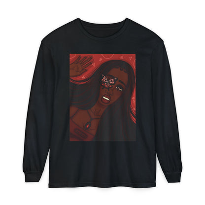 Unisex Garment-dyed Long Sleeve T-Shirt (Transformation)