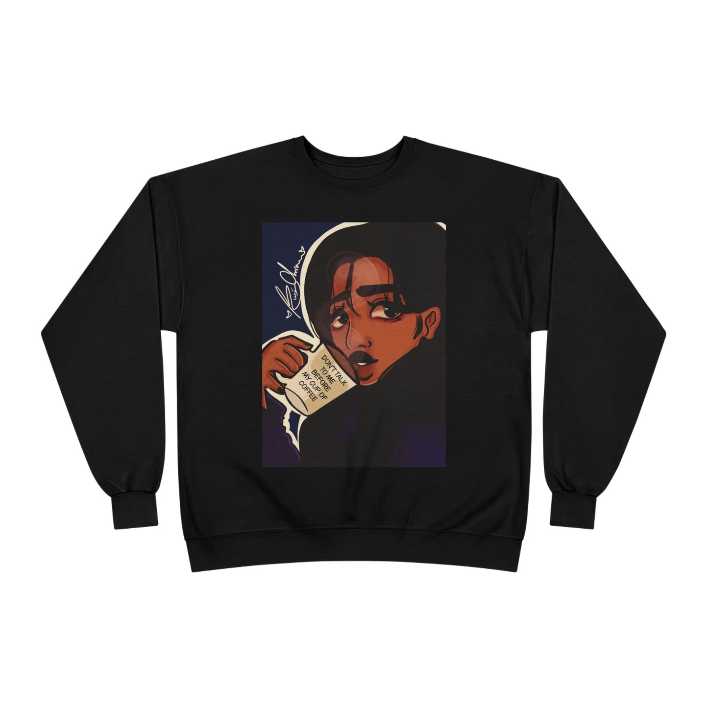 Unisex EcoSmart® Crewneck Sweatshirt (Coffee)
