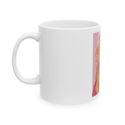 Ceramic Mug, (11oz, 15oz) - Pink 90’s Girl