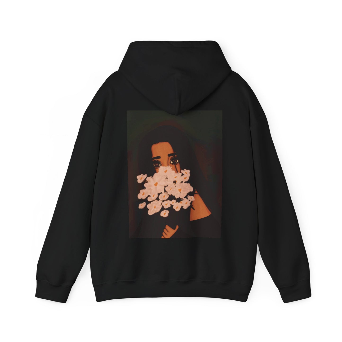 Unisex Heavy Blend™ Hooded Sweatshirt (Flowers)