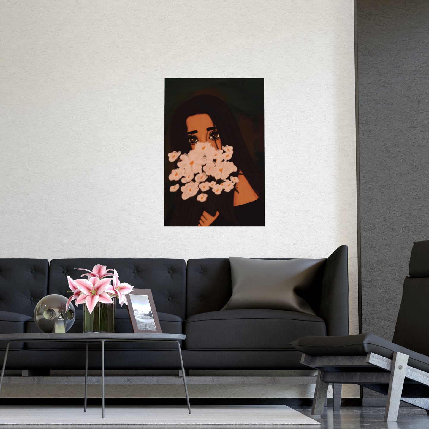 Vertical Matte Poster - Flowers