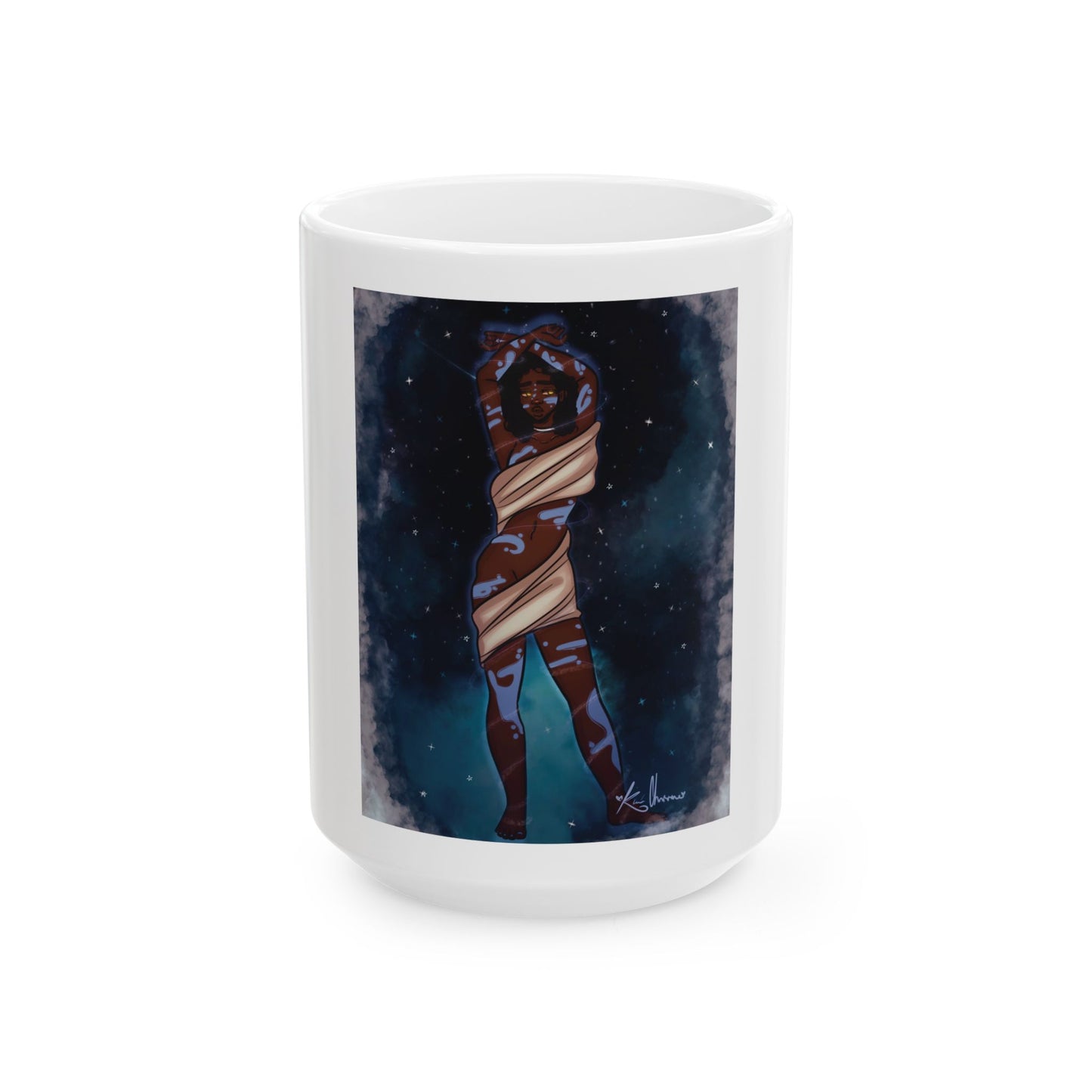 Ceramic Mug, (11oz, 15oz) - Space