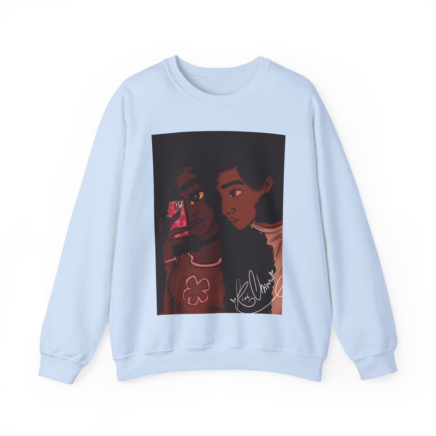 Unisex Heavy Blend™ Crewneck Sweatshirt (Black Love)