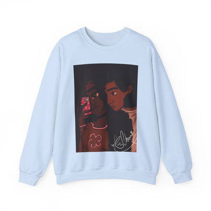Unisex Heavy Blend™ Crewneck Sweatshirt (Black Love)