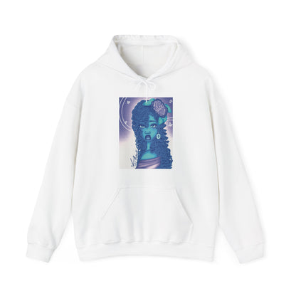 Unisex Heavy Blend™ Hooded Sweatshirt (Blue Rose V2)