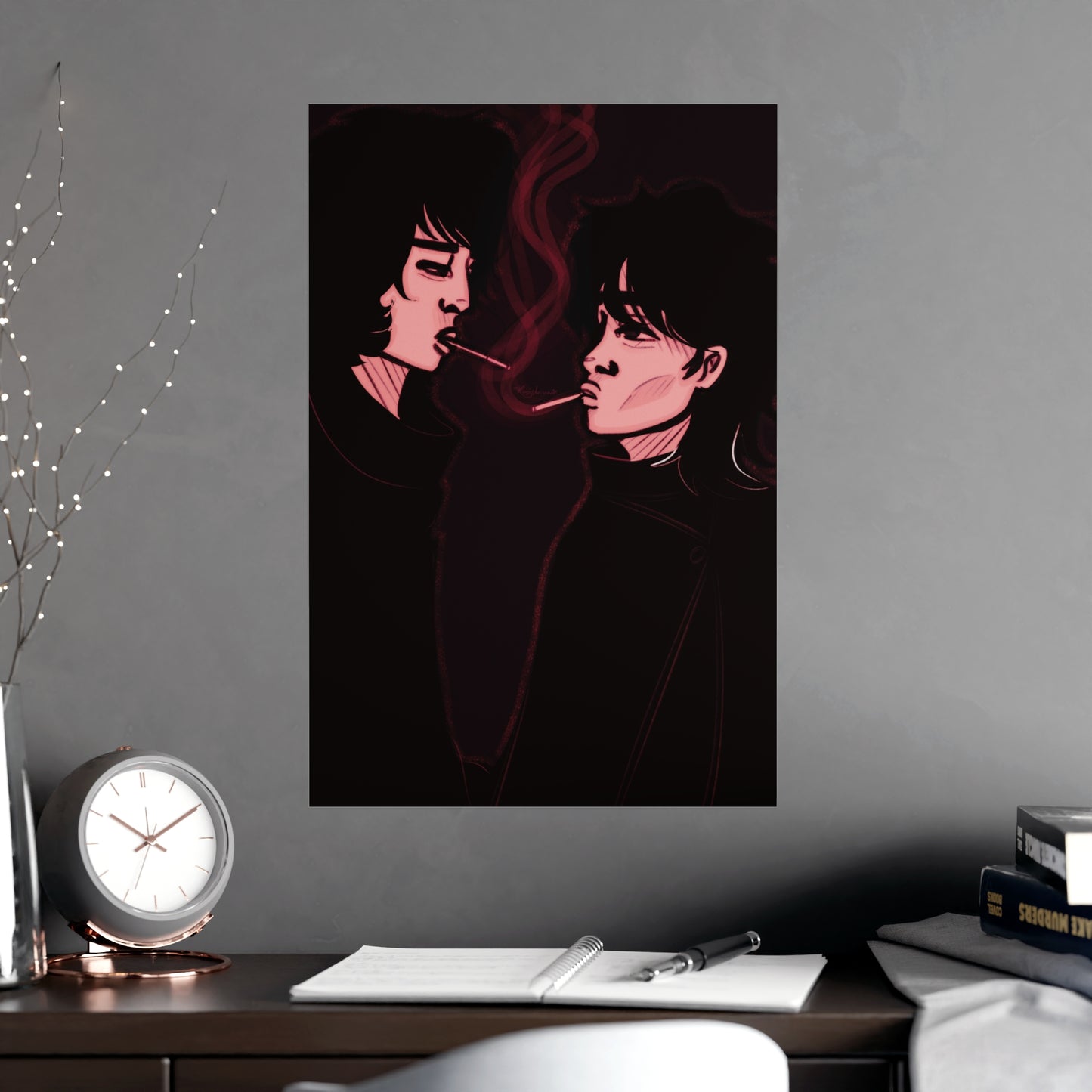Vertical Matte Poster - Dark Times