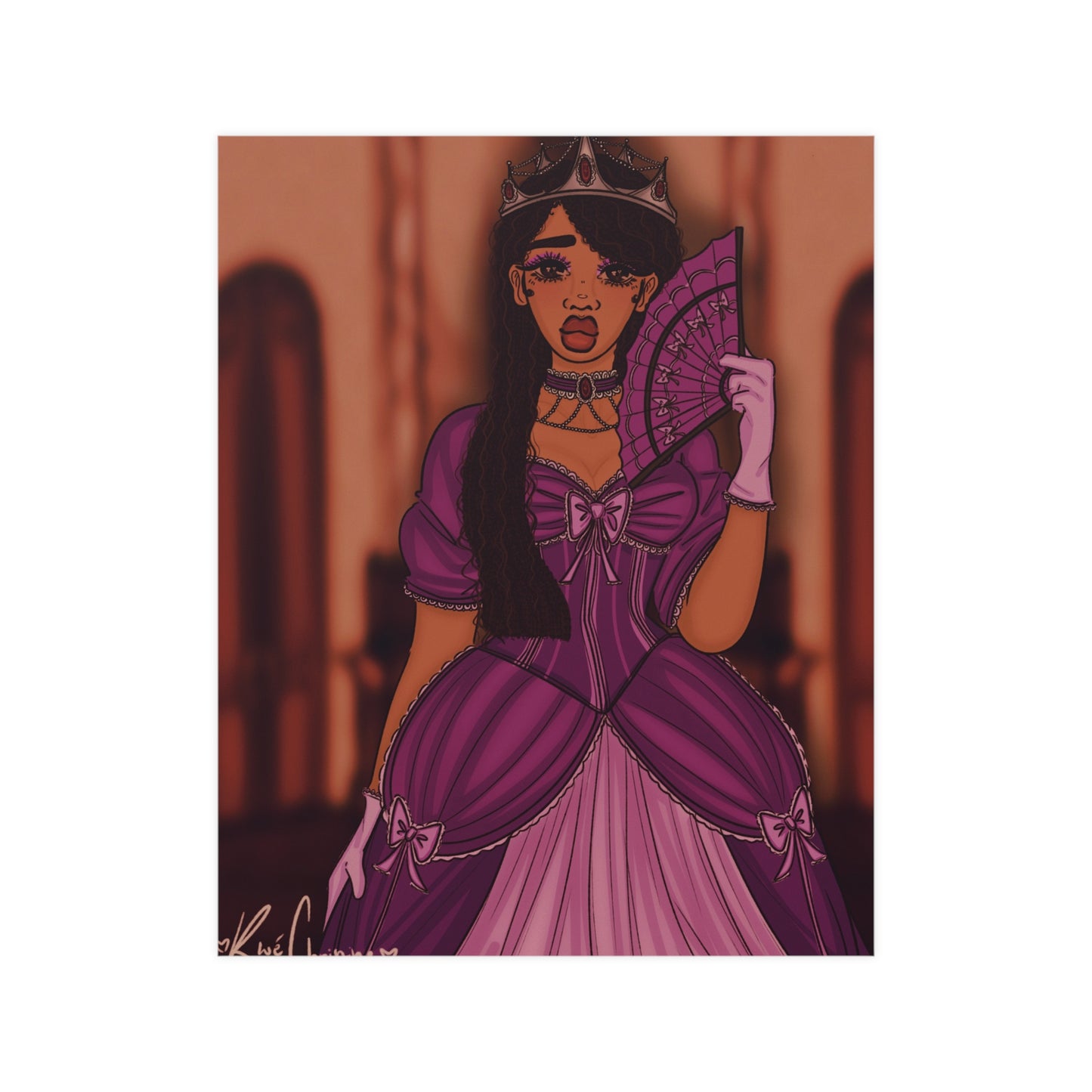 Vertical Matte Poster - Princess