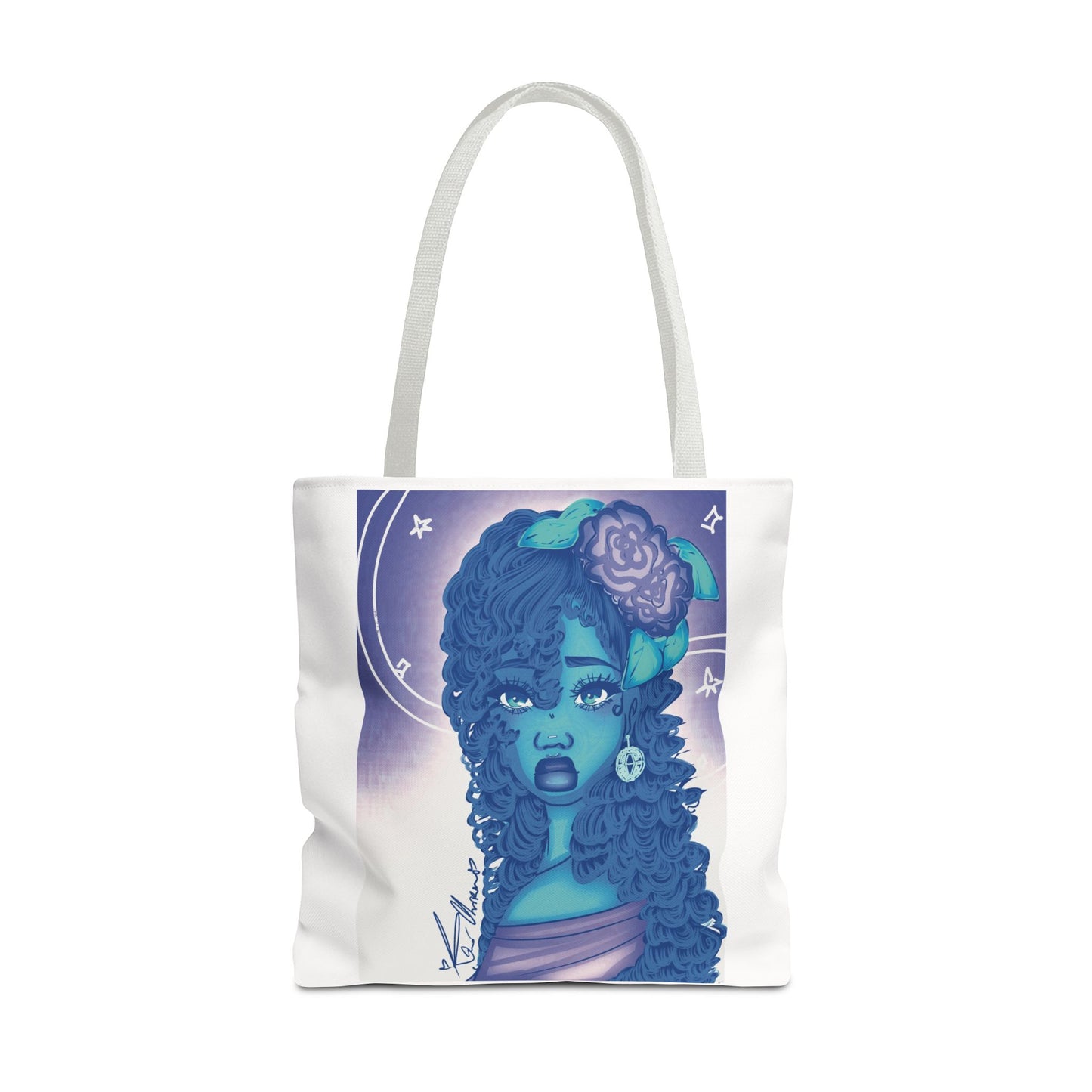 Tote Bag (Blue Rose)